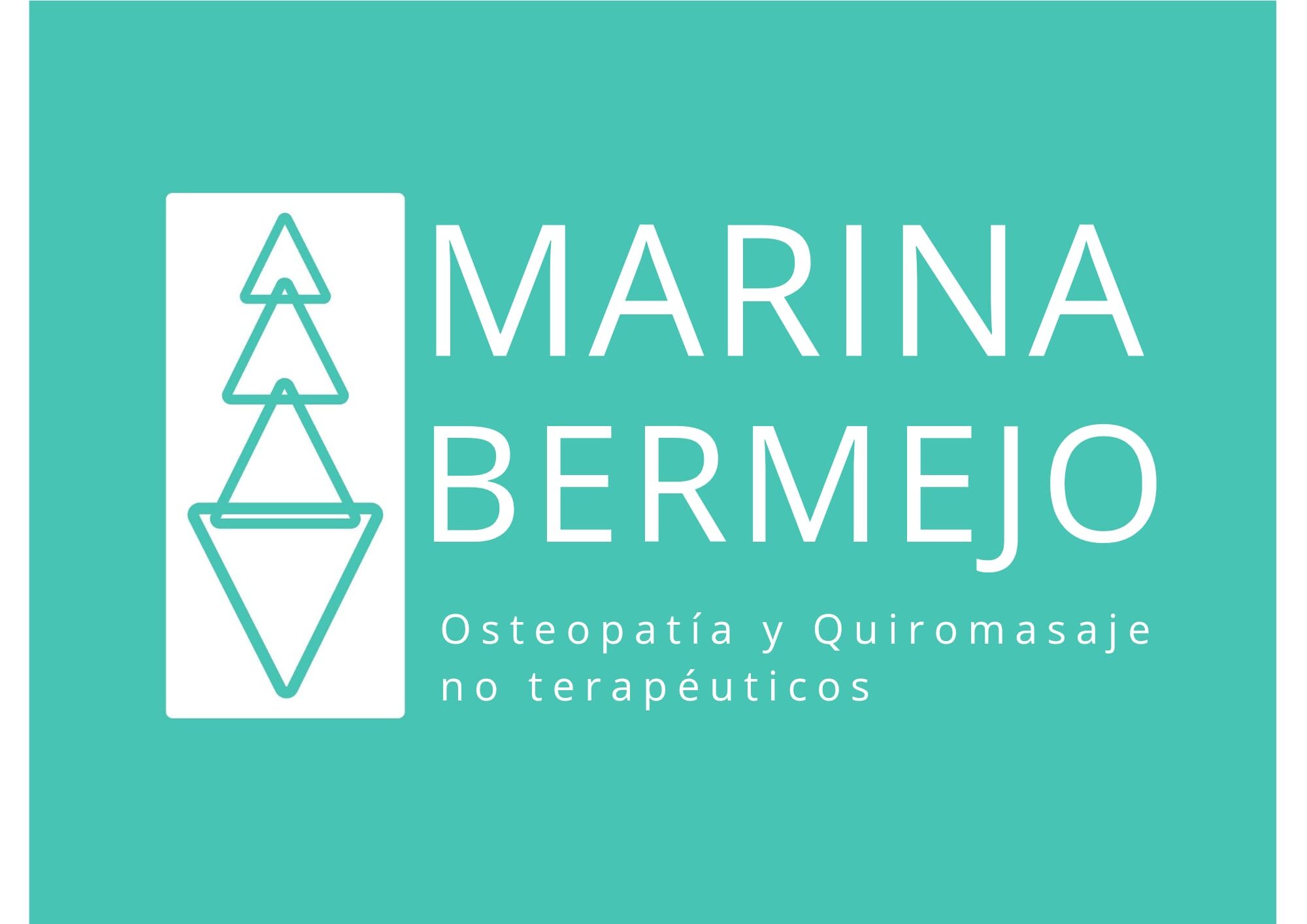 Marina Bermejo — Osteopatía y Quiromasaje